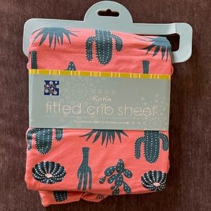 NEW Kickee Pants Fitted Crib Sheet in Strawberry Cactus